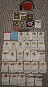1960s Lincoln Trails Council Single Scout Collection Rank Patch Medal etc. BSA - Picture 1 of 12