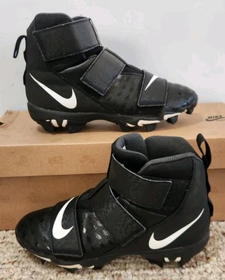 Nike Force Savage 2 Shark AQ7723-001 Football Cleats- Size 4.5Y Black/White - Image 1 of 4