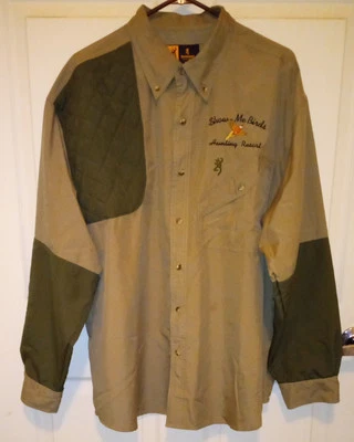 Browning "Show Me Birds" Resort Long Sleeve Hunting Shooting  Shirt Size XL - Image 1 of 4