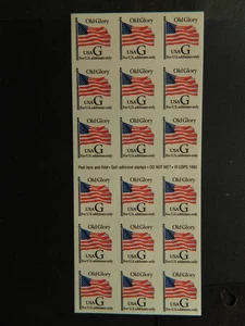 US SC#2887a G RATE BOOKLET  OF 18  MNH THIN PAPER - Picture 1 of 2