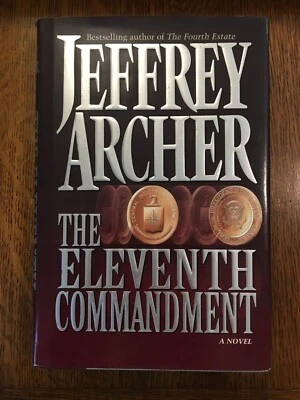 SIGNED The Eleventh Commandment by Jeffrey Archer (1998, Hardcover) 1st EDITION - Image 1 of 4
