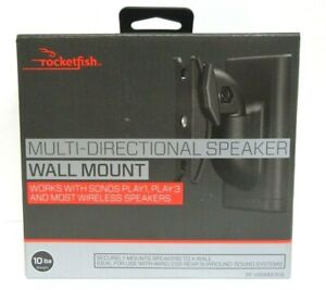 Rocketfish Multi-Directional Speaker Wall Mount for Sonos Play;1 Play;3  Black