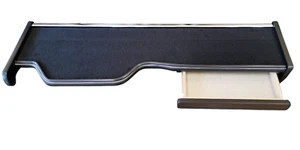 Lkw Man TGA XXL Passform Ablagetisch Tisch mit Schublade Velour Schwarz - Zdjęcie 1 z 5