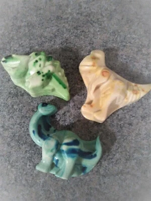 3 pc Dinosaur Soap set, choice of soap type, 170+ scents, FREE shipping, gifts - Image 1 of 2