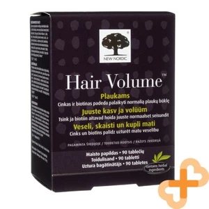 NEW NORDIC Hair Volume 90 Tablets Zinc Biotin Copper hair Health Supplement - Picture 1 of 24