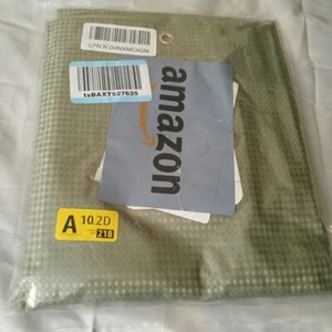Olive Green Houndstooth Fabric Piece - Picture 1 of 2