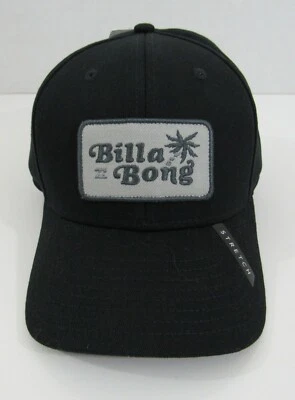 Billabong Mens Walled Street Stretch Fit Hats Black Nwt - Image 1 of 4