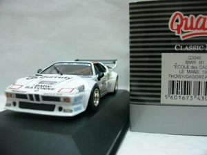 WOW ESTREMAMENTE RARO BMW M1 LM #109 1a Classe LeMans 1984 1:43 Minichamps al quarzo - Foto 1 di 3