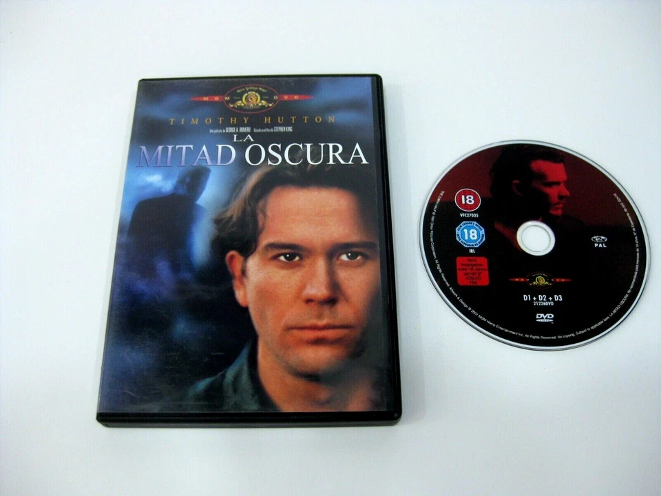 The Dark Half DVD Timothy Hutton Amy Madigan Julie Harris Michael Rooker - Image 1 of 2