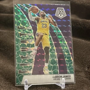 2023-24 Panini Mosaic LeBron James Elevate Green #23 Lakers NM+ Pack Fresh - Picture 1 of 6
