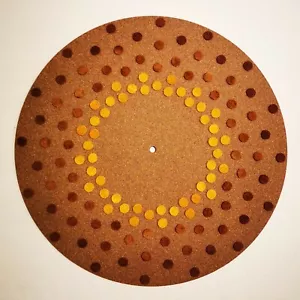Vibes Audio Lab Turntable Slipmat Handmade Upgrade Thorens, Linn, Pro-Ject, Rega - Picture 1 of 9