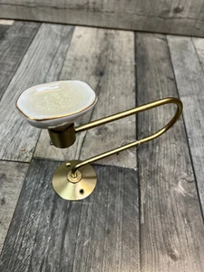 Por Anthropologie Cortina Corbata Trasera Dorado Marfil Moteado Mármol Boho Individual - Imagen 1 de 8