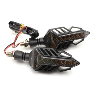 Motorcycle 12V LED Turn Signal Lamp Sequential Flowing Indicator Light For Honda - Imagen 1 de 9