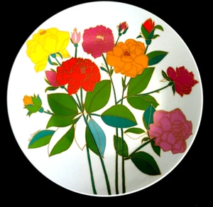 MCM ROSENTHAL Wolf Bauer Signed Studio Line '80's Large Wall Art Plate Charger - Bild 1 von 8
