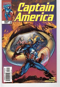 Cómic Capitán América #21 de septiembre de 1999 Marvel Soundquake Waid Kubert - Imagen 1 de 2