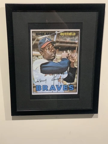 1967 Topps Hank Aaron (Custom Mini Poser) Frame Not Included (READ) Cover