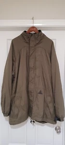 Nike ACG Jacket Insulated Mens 2XL XXL Green Canvas Wind Micro Loft Dupont  - Picture 1 of 7