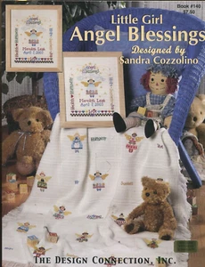 Little Girl Angel Blessings The Design Collection Cross Stitch Pattern Booklet - Bild 1 von 1