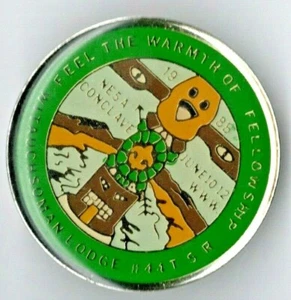 BSA O/A NE 5A Conclave Cloisonné Pin 1988 Witauchsoman #44 Minsi Trails Council - Picture 1 of 1