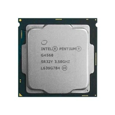 Procesador Intel Pentium G4560 2 núcleos 4 hilos 3,5 GHz LGA1151 4 MB de escritorio CPU Foto 1 de 4