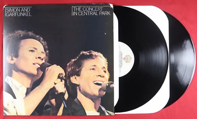 Simon & Garfunkel Concert In Central Park - 1982 Double LP - 2BSK 3654 - VG - Image 1 of 4