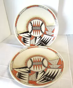 MIKASA TRIBUTE INDIAN FEAST DINNER PLATES SET OF 2 10 3/4" - Picture 1 of 4