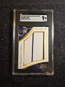 2015 AARON JUDGE (RC) *2/49* Jumbo Patch SGC 9 Panini Immaculate ~1stB - Picture 1 of 6