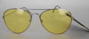 FOSTER GRANT SUNGLASSES SILVER YELLOW MSRP $19.99 - Picture 1 of 4