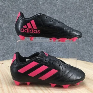 Adidas Shoes Kids 13K Boys Goletto Athletic Soccer Cleats Sneakers Black Pink - Picture 1 of 19