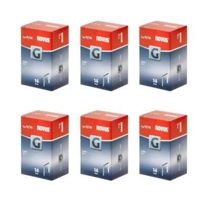 Novus Flachdrahtklammern 30.000 Klammern für Hammertacker Dachausbau Folie - Bild 1 von 4