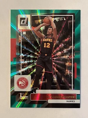 2022-23 Panini Donruss - Holo Green Laser #64 De'Andre Hunter - Image 1 of 2