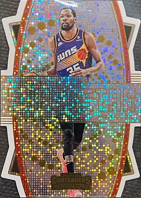 Kevin Durant 2023-24 Panini Contenders #8 Die-Cut Superstar - Suns - Image 1 of 2