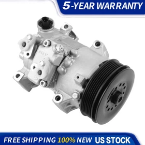 A/C AC Compressor w/ Clutch For 09-10 Toyota Corolla Matrix 08-14 Scion XD 1.8L - Picture 1 of 11