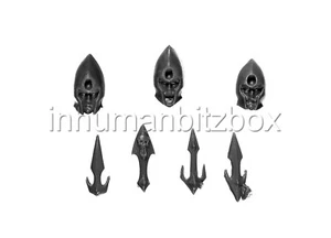 ENCO20 CASQUE CIMIER x3 CORSAIRE ELFE NOIR WARHAMMER BITZ CORSAIR DARK ELF - Bild 1 von 1