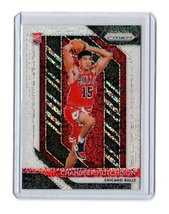 Chandler Hutchison 2018-19 Panini Prizm #70 Rookie RC White Sparkle Bulls - Picture 1 of 2