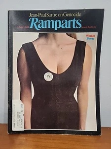 Ramparts Magazine February, 1968 Women Power, Jean Paul Sartre on Genocide - Imagen 1 de 5