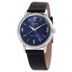 Reloj Timex Marlin automático esfera azul para hombre TW2W93100VQ - Imagen 1 de 3