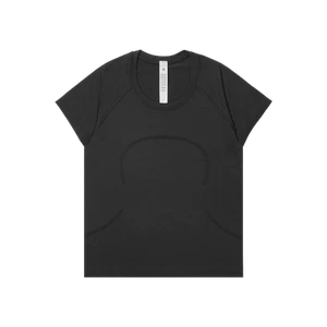 (W) Lululemon Swiftly Tech S/S Shirt 2.0 Waist Length Black - Picture 1 of 2