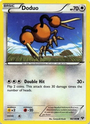 Doduo 98/146 XY Base Set Common - LP - Image 1 of 2