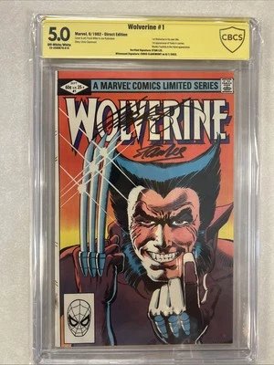 CBCS 5.0 Wolverine Limited Series #1  Signed by Stan Lee & Chris Claremont - Image 1 of 4