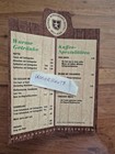 Mayer`s Bundesbahn Hotel am Hauptbahnhof München - Getränkekarte -1970 er Jahren