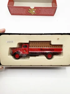 RARE Corgi Budweiser White Flatbed w Box Load NEW IN BOX - Picture 1 of 3