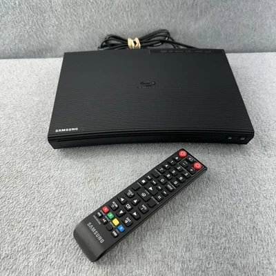 Reproductor de DVD Blu-ray curvo inteligente Samsung BD-J5100 transmisión Wi-Fi HDMI con control remoto Foto 1 de 4