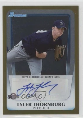2011 Bowman Draft Retail Prospects Auto Gold /50 Tyler Thornburg #BPA-TT Auto - Image 1 of 2