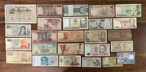 Lotto 25 Banconote Tutte Diverse (Rif: L-63) - Picture 1 of 1