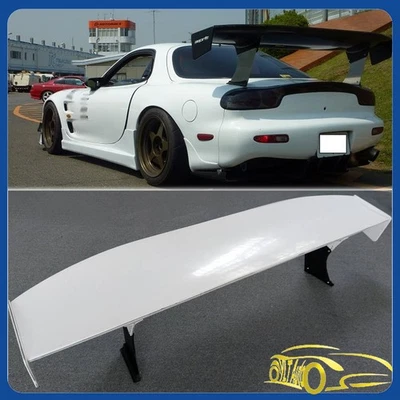 71" GT Style For 1992-2002 Mazda RX7 FD3S Unpainted Rear Trunk Spoiler Wing FRP - Image 1 of 4