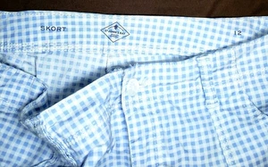 St. John's Bay Womens 12 Skort Blue/White Gingham Check - Picture 1 of 5