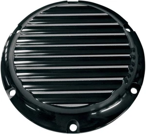 Joker Machine Cover Derby 6 Hole Finned Black For Harley XL 1200 C 2019-2020 - Picture 1 of 1