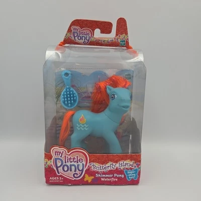 My Little Pony G3 Waterfire Butterfly Island Shimmer MLP Hasbro 2004 Nuevo en caja Foto 1 de 4