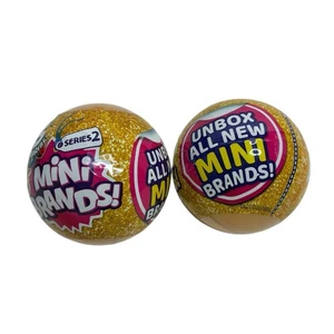 2 Mini Marcas Sorpresa Bola de Oro (5 Figuras) SERIE 2 - Sellado Sin Abrir LOTE DE 2 - Imagen 1 de 4
